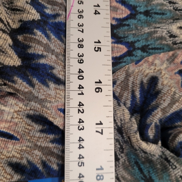 Uncle Frank USA Chevron Zig Zag Multicolor Knit Midi Dress Sz S - Picture 10 of 12